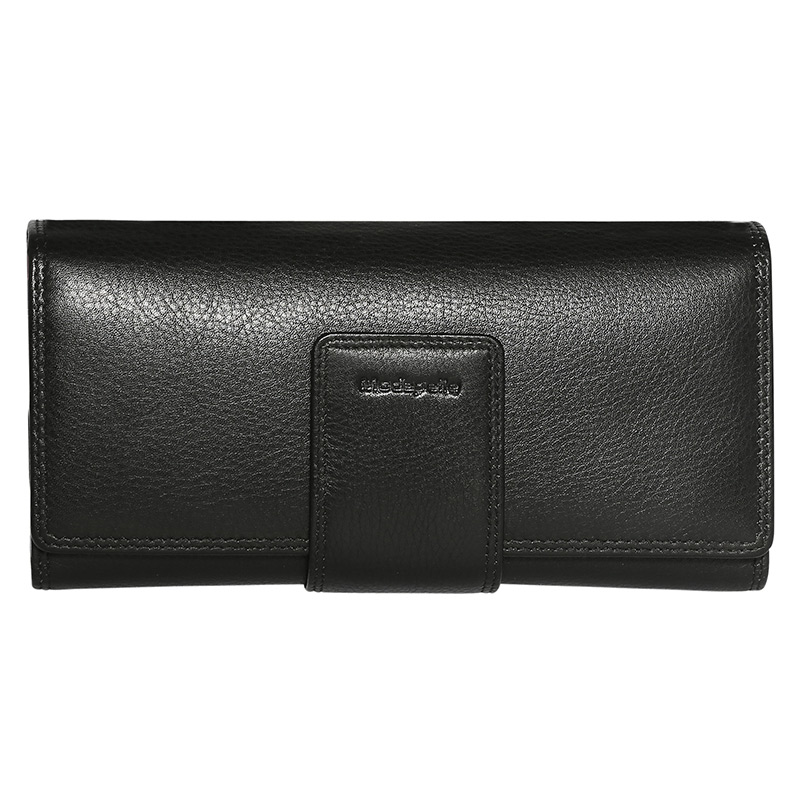 Leather 2018 Winter Black & Multi Coloured Wallet 7323BMU - Modapelle ...