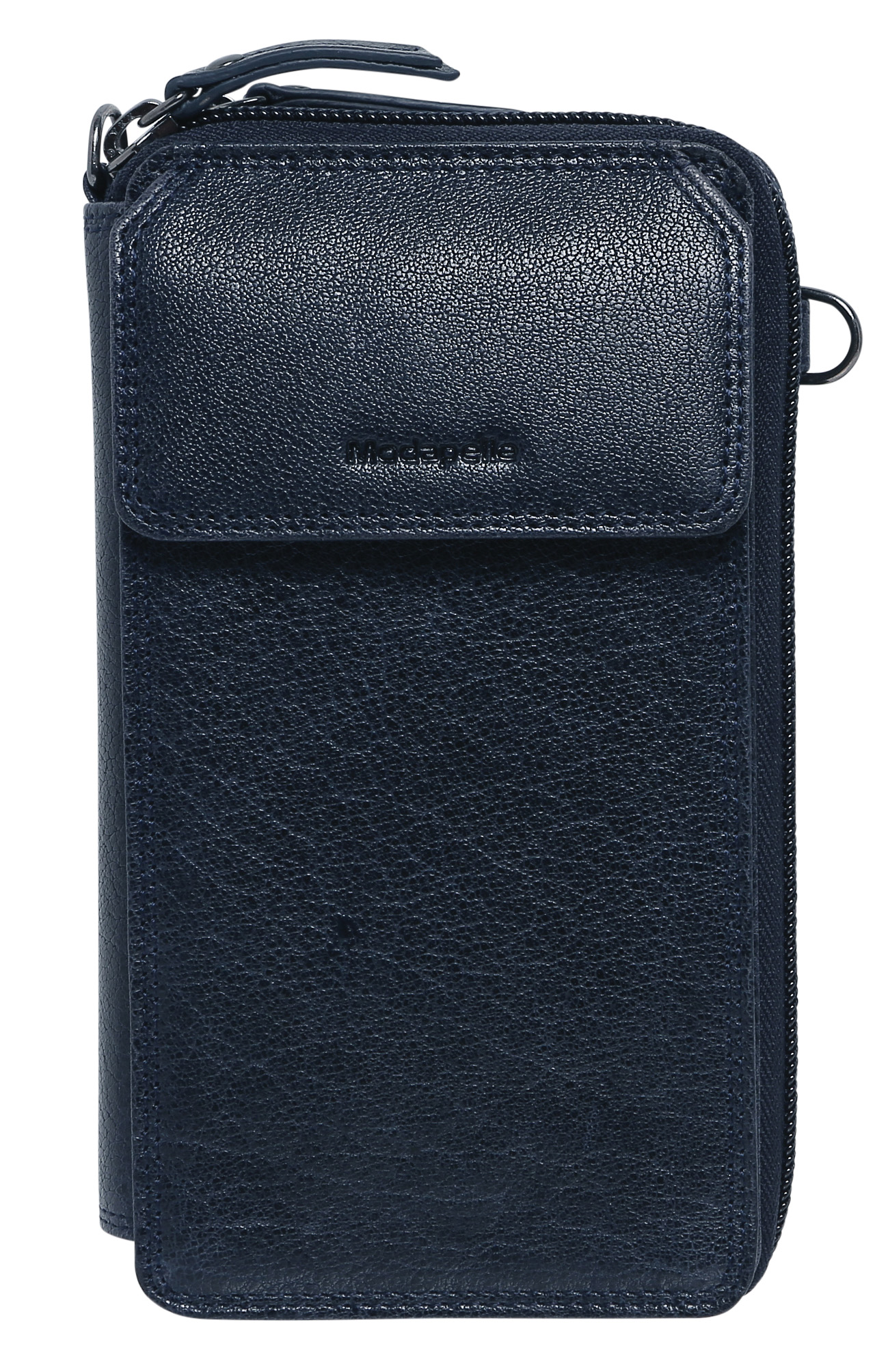 Leather Wallet 7330 Navy - Modapelle Direct