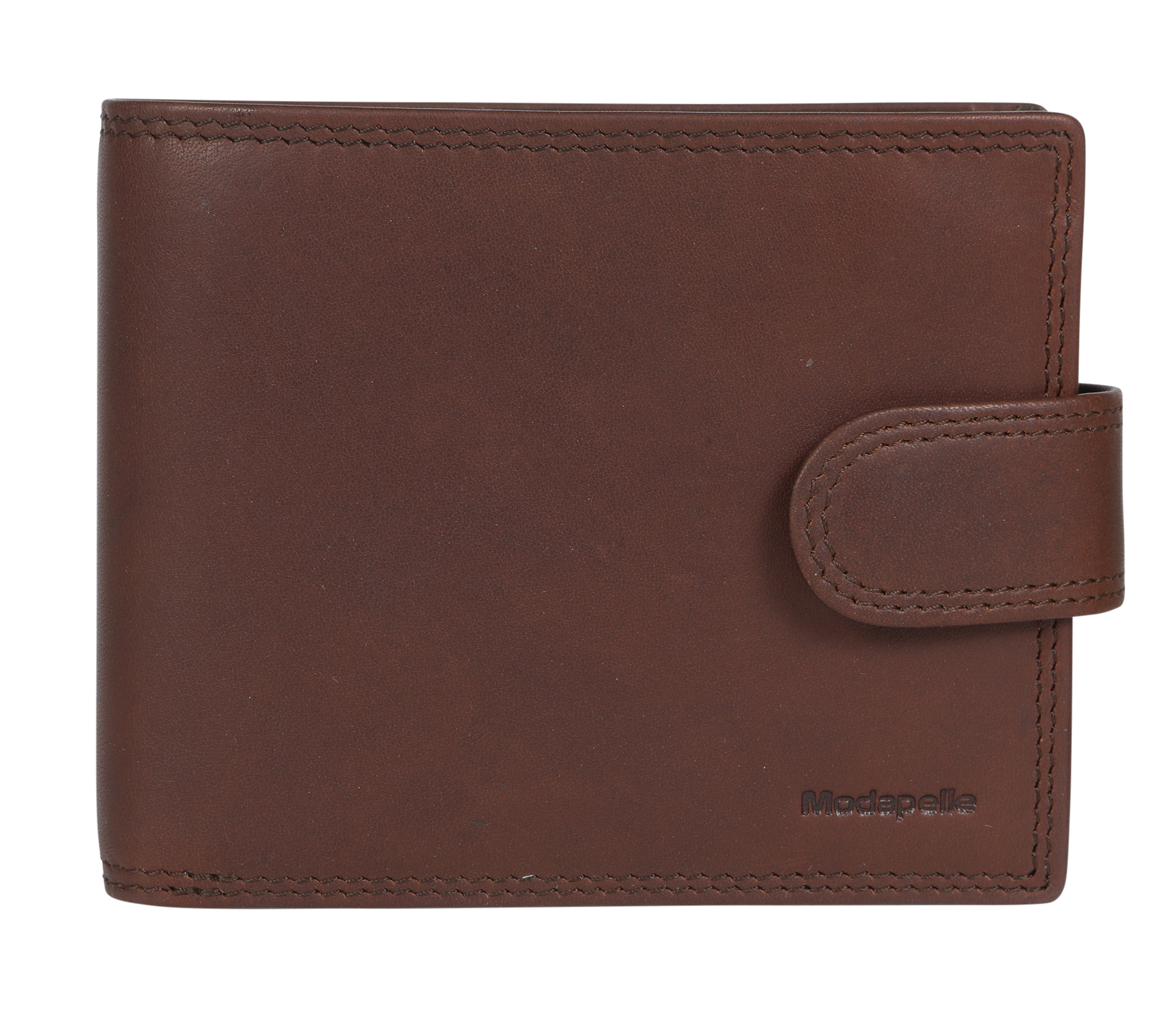 Men's Leather Wallet 5508 Brown - Modapelle Direct
