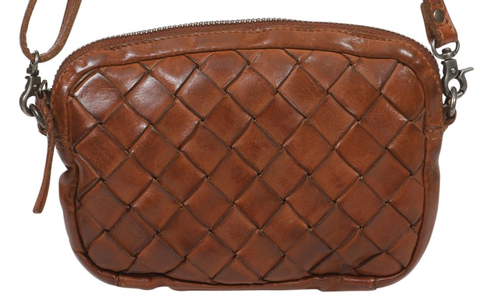Ladies Leather Cross Body/Leather Wallet 6519 Tan - Modapelle Direct