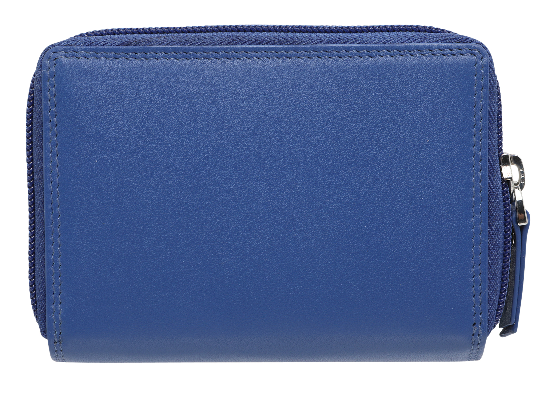 Leather Cobalt & Multi Coloured Wallet 7328CMI - Modapelle Direct